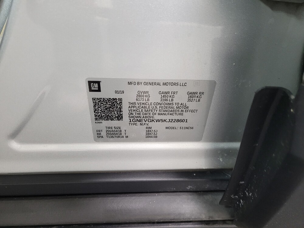 2019 Chevrolet Traverse in Langhorne, PA 19047 - 18091413 33