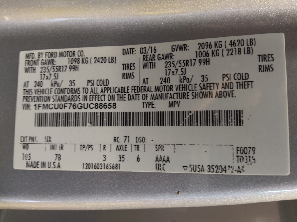 2016 Ford Escape in Albuquerque, NM 87123 - 18091421 33