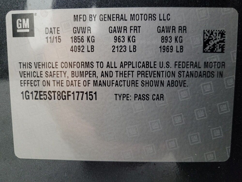 2016 Chevrolet Malibu in Hialeah, FL 33014 - 18091528 29