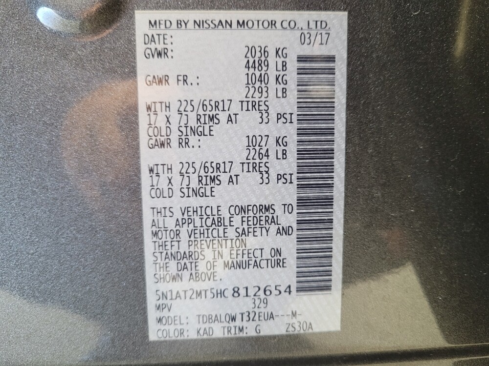 2017 Nissan Rogue in Torrance, CA 90504 - 18091530 33