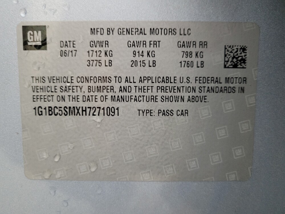 2017 Chevrolet Cruze in Albuquerque, NM 87123 - 18091531 33