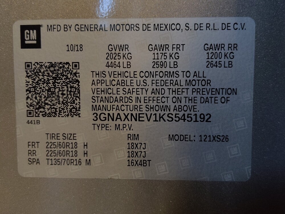 2019 Chevrolet Equinox in Kissimmee, FL 34744 - 18091594 33