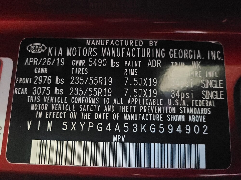 2019 Kia Sorento in West Palm Beach, FL 33409 - 18091595 33