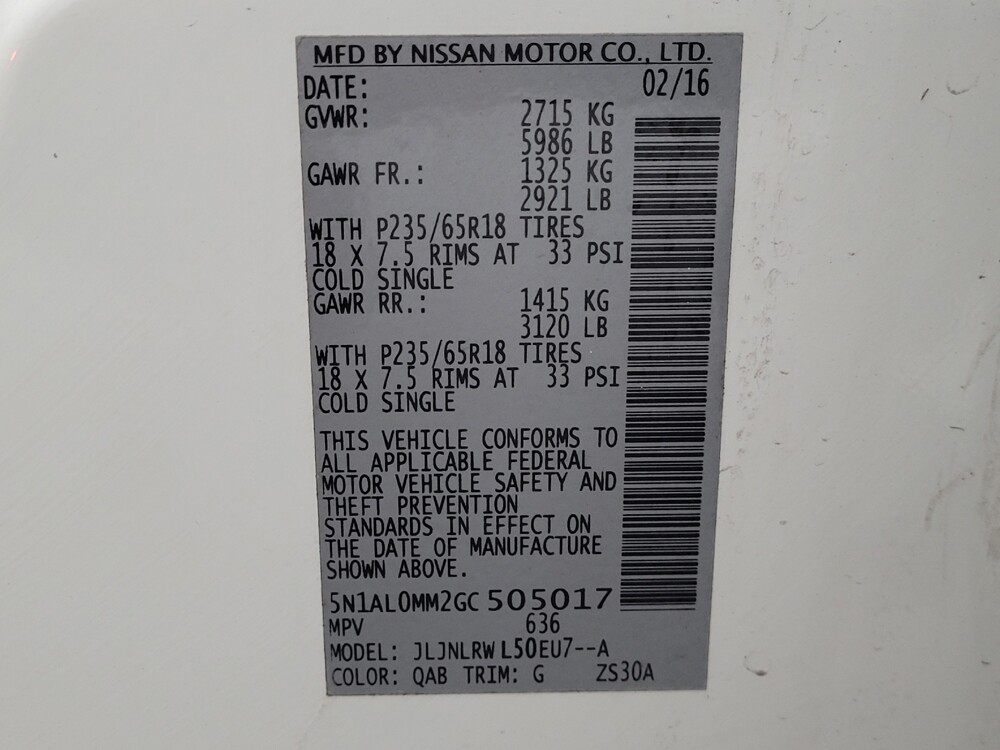 2016 INFINITI QX60 in West Palm Beach, FL 33409 - 18091599 33