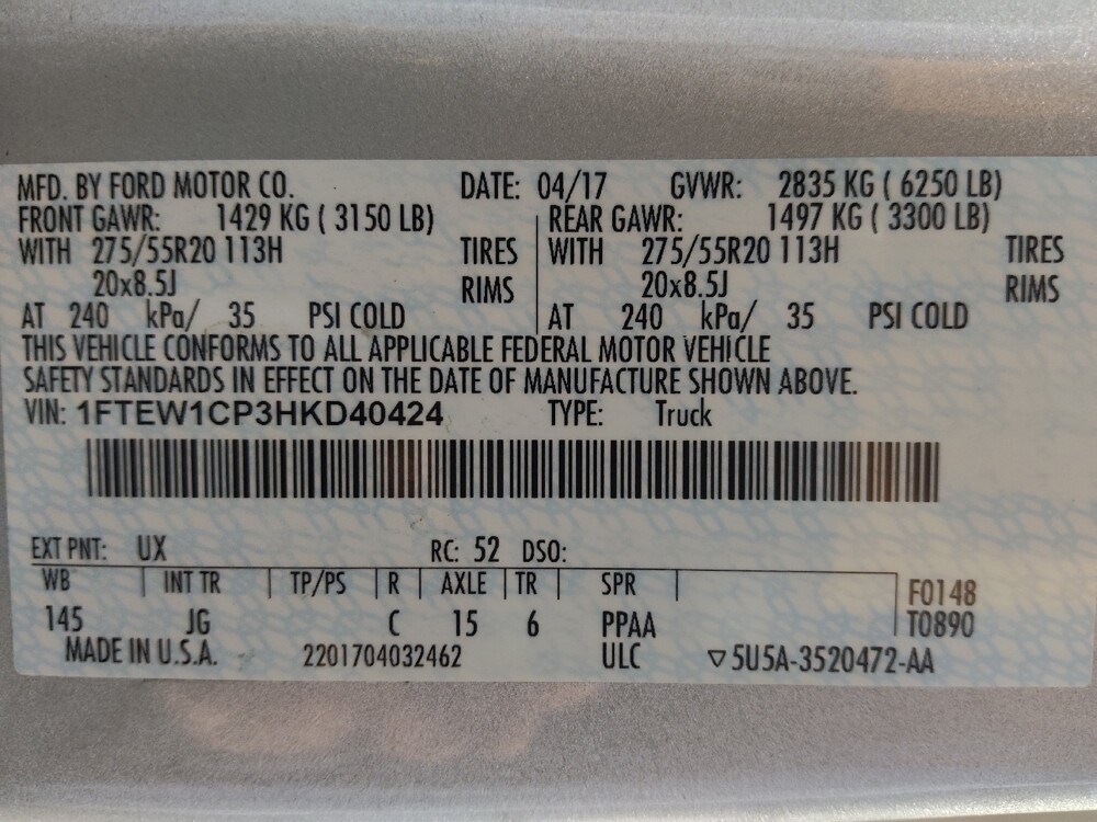 2017 Ford F150 in Baton Rouge, LA 70816 - 18091630 33