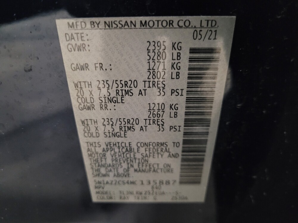 2021 Nissan Murano in New Castle, DE 19720 - 18091667 33