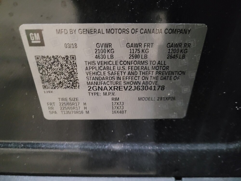 2018 Chevrolet Equinox in New Castle, DE 19720 - 18091677 33