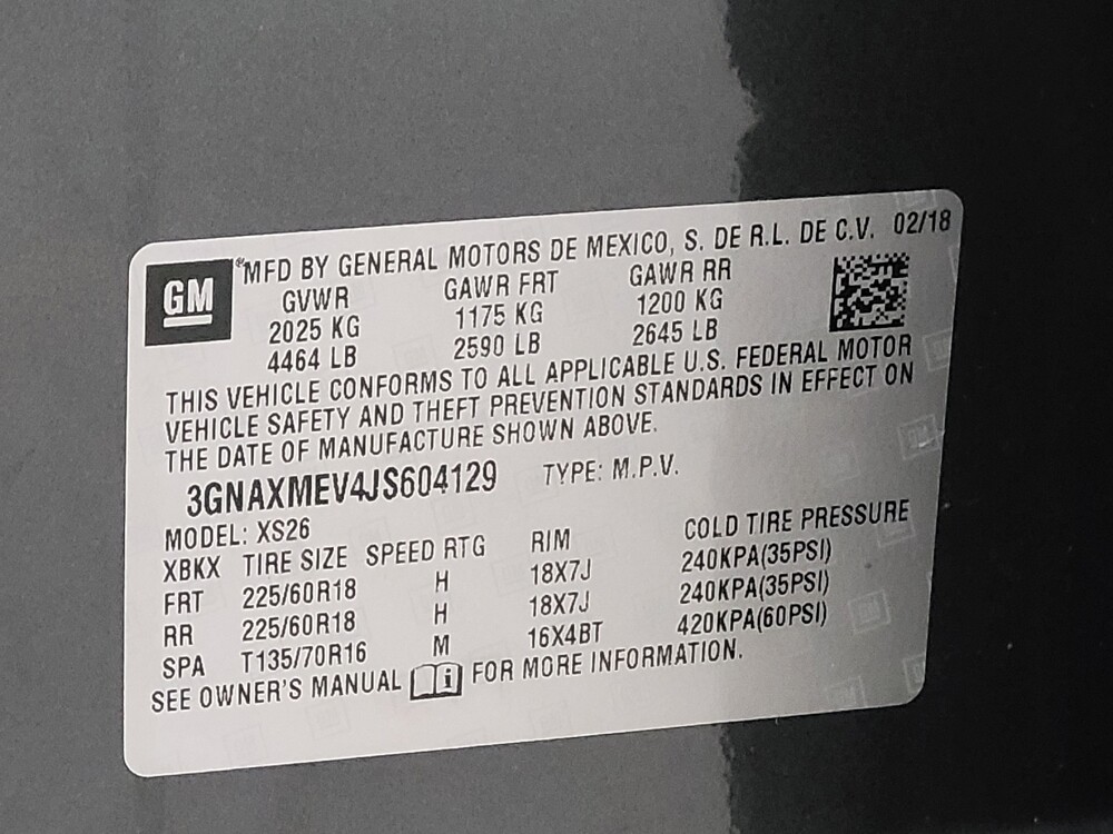 2018 Chevrolet Equinox in Antioch, TN 37013 - 18091708 33