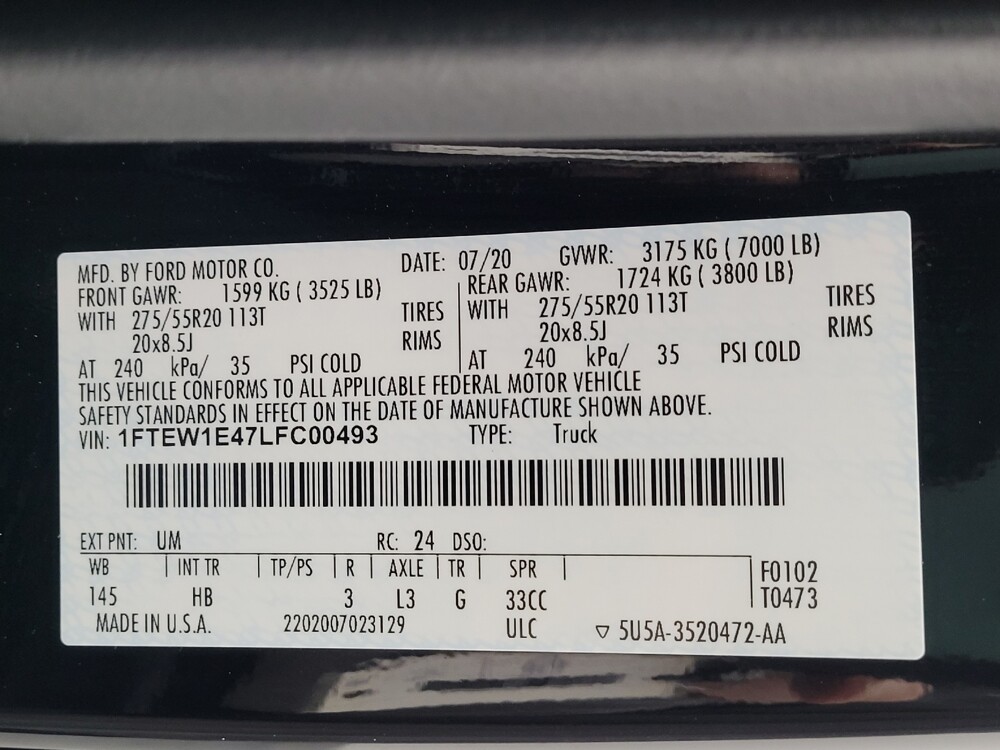 2020 Ford F150 in Pensacola, FL 32505 - 18091711 33