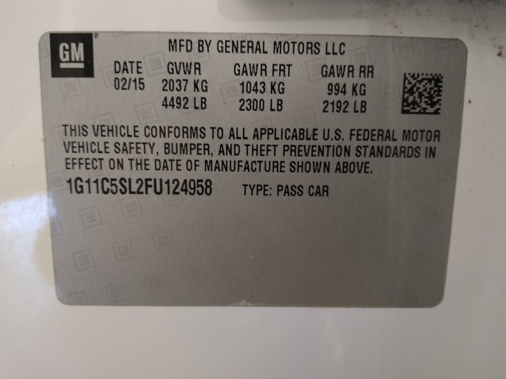 2015 Chevrolet Malibu in Jacksonville, FL 32210 - 18091732 33