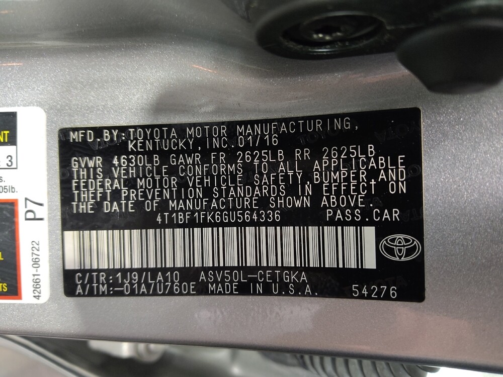 2016 Toyota Camry in Chesapeake, VA 23320 - 18091744 33