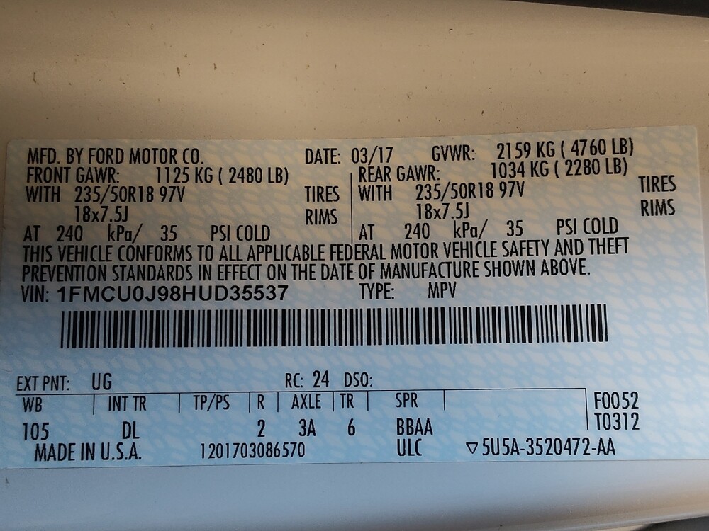 2017 Ford Escape in Miami, FL 33157 - 18091818 33