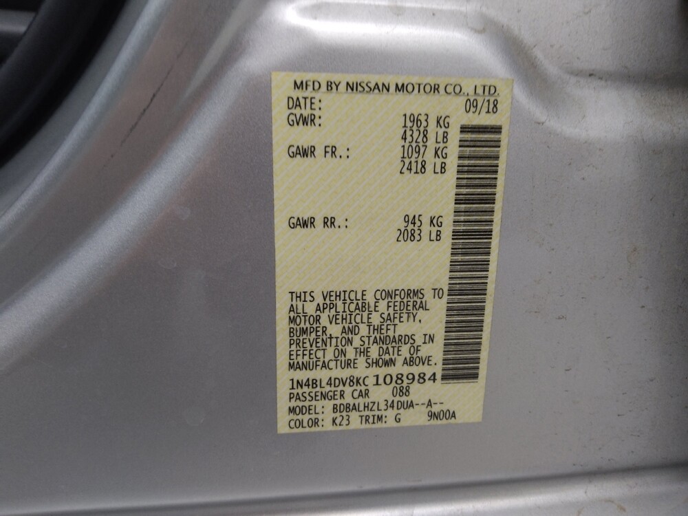 2019 Nissan Altima in Springfield, MO 65807 - 18091825 33