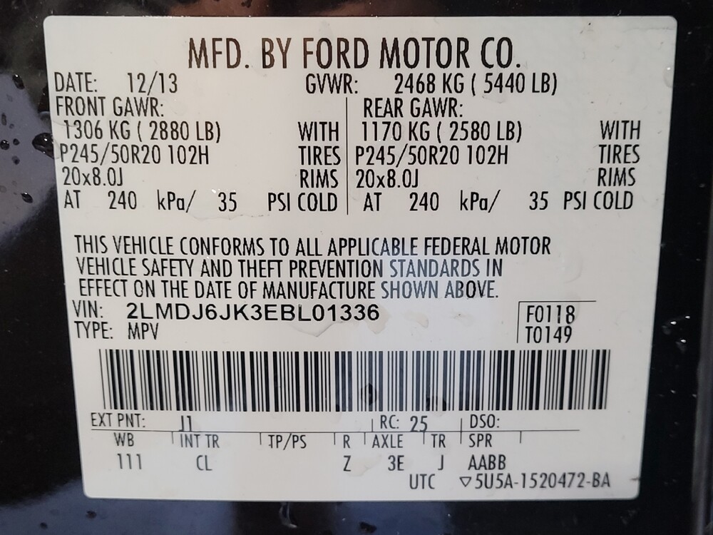 2014 Lincoln MKX in Mobile, AL 36606 - 18091830 33