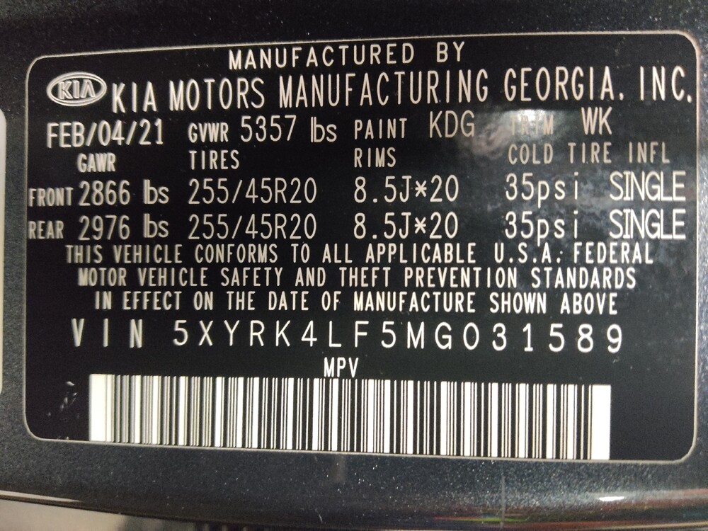 2021 Kia Sorento in Morrow, GA 30260 - 18091842 33