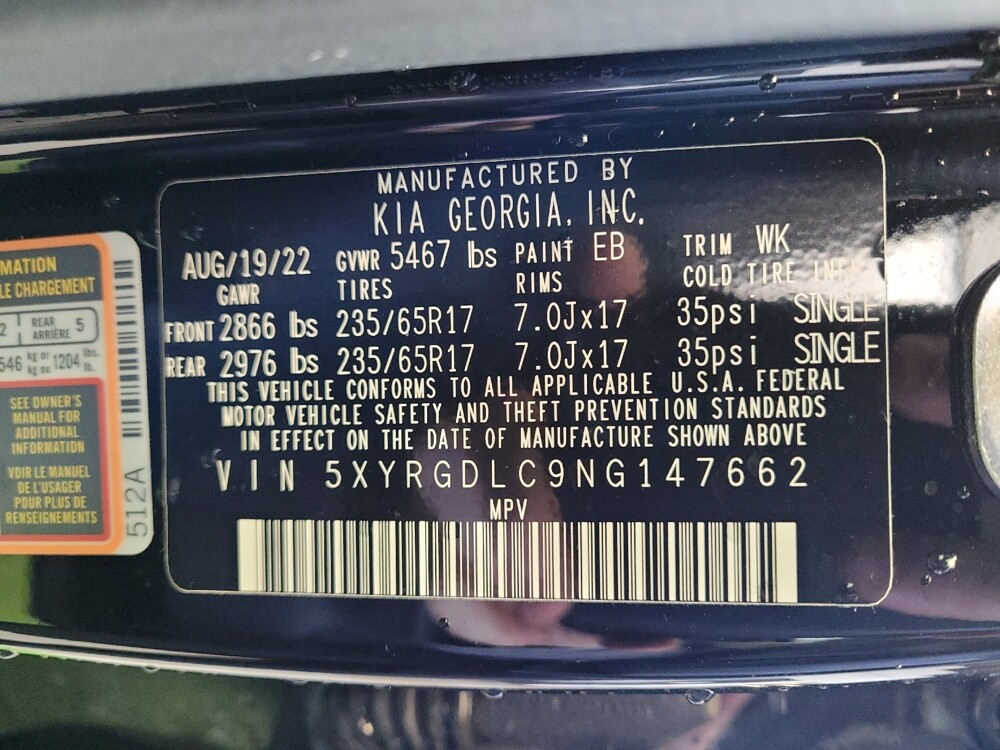 2022 Kia Sorento in Lexington, KY 40509 - 18091857 33