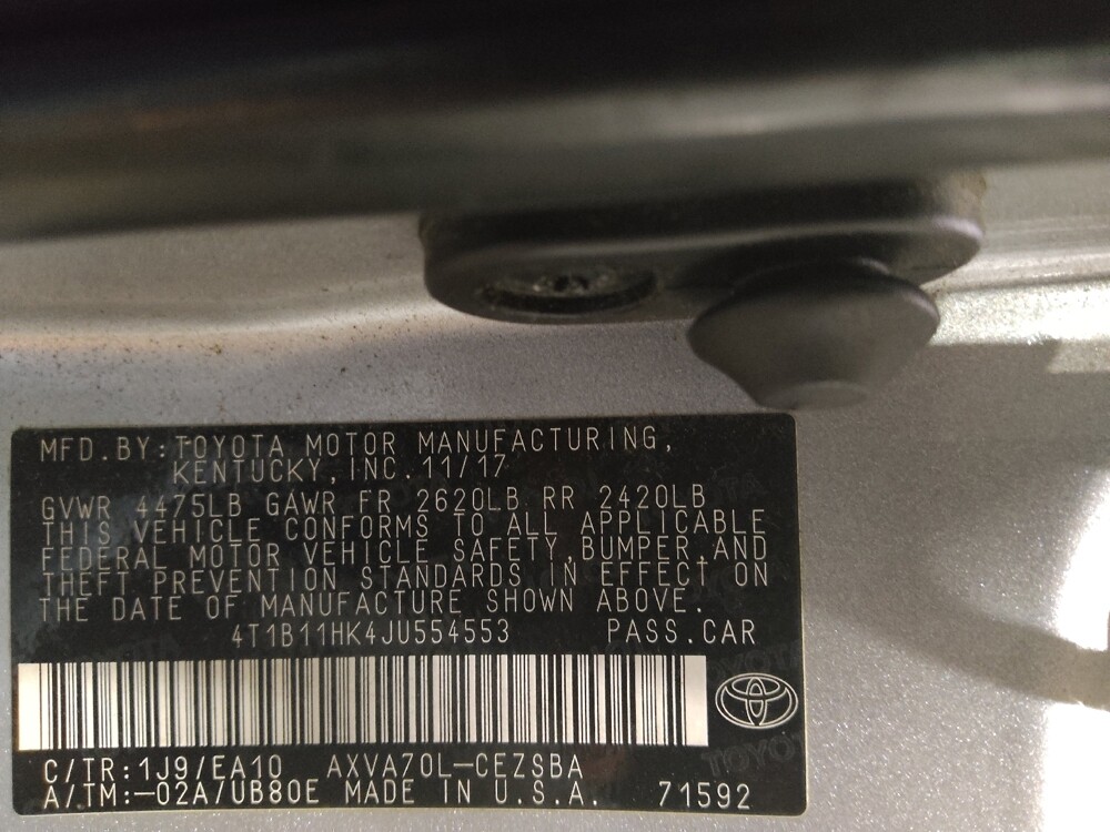 2018 Toyota Camry in Owings Mills, MD 21117 - 18091869 33