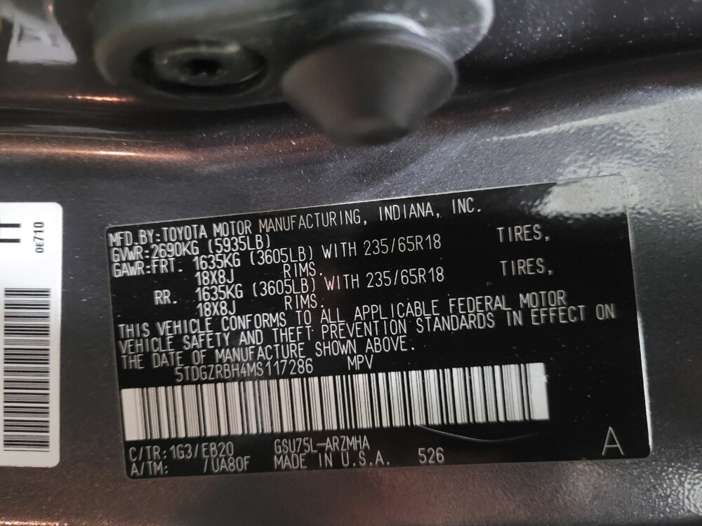 2021 Toyota Highlander in Williamstown, NJ 8094 - 18091883 33