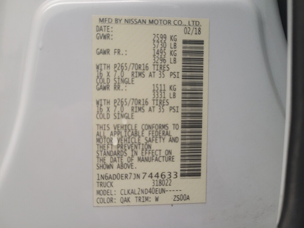 2018 Nissan Frontier in Bakersfield, CA 93309 - 18091894 33