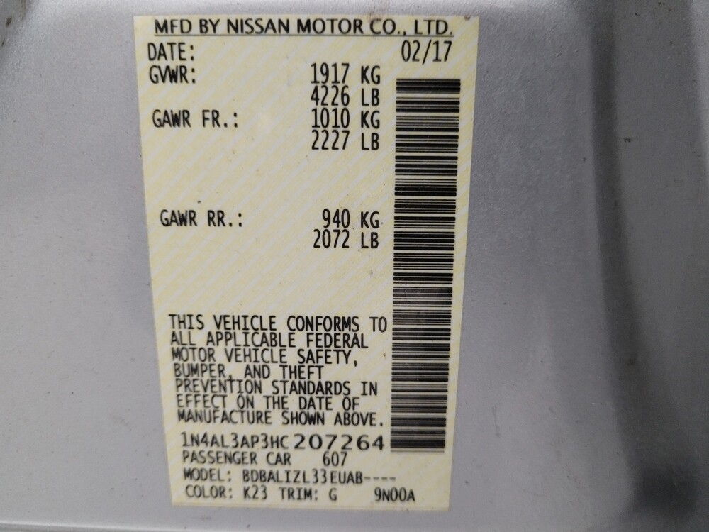 2017 Nissan Altima in Downey, CA 90241 - 18091945 33