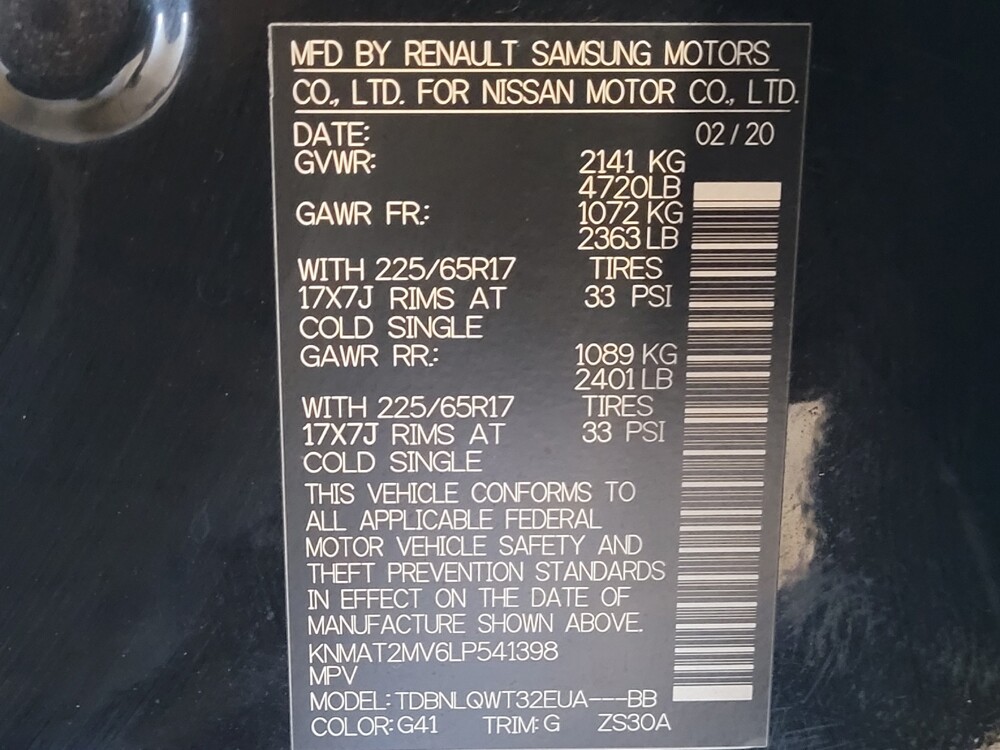 2020 Nissan Rogue in Jacksonville, FL 32210 - 18091986 33