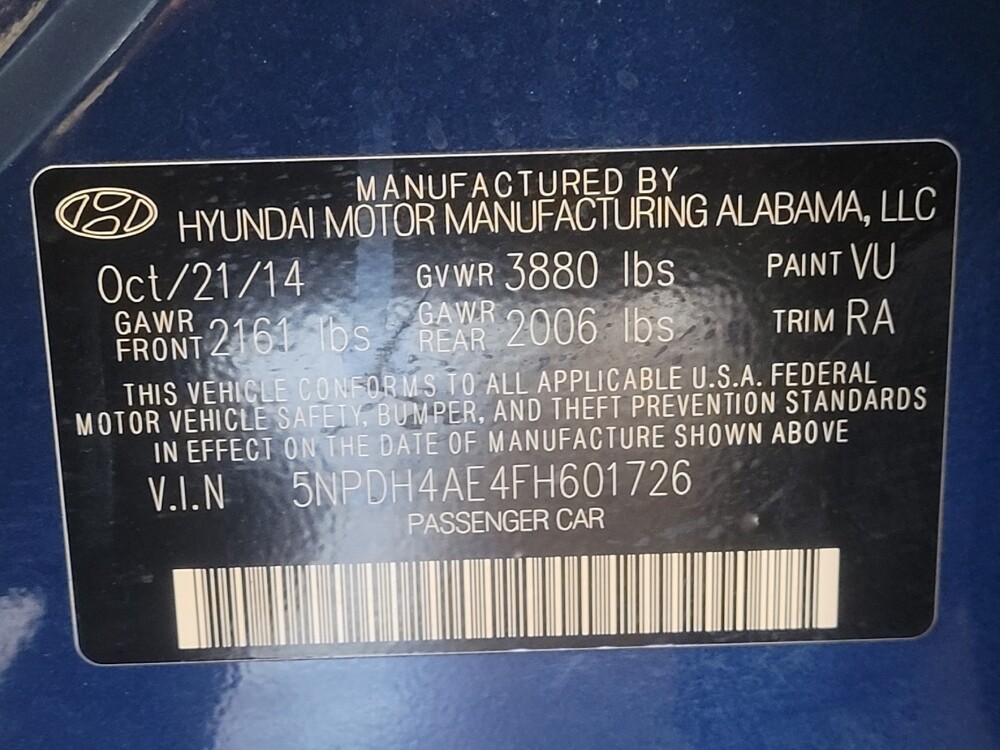 2015 Hyundai Elantra in Savannah, GA 31419 - 18091989 33