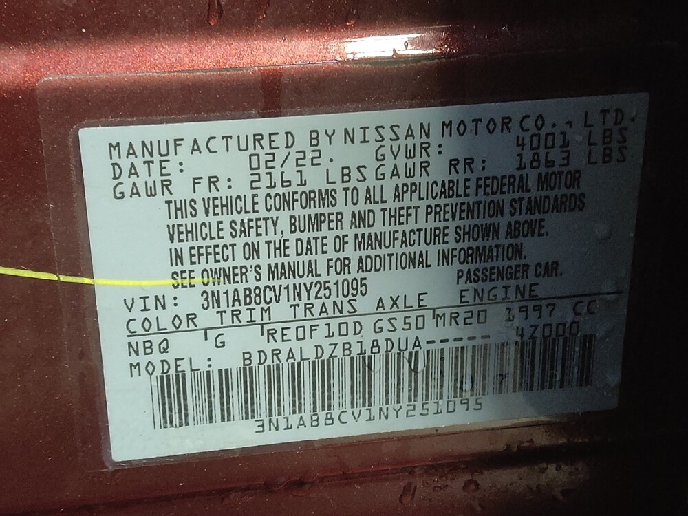 2022 Nissan Sentra in Raleigh, NC 27604 - 18092000 33