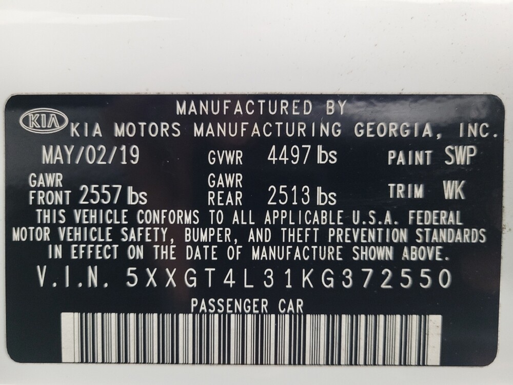 2019 Kia Optima in Antioch, TN 37013 - 18092012 33