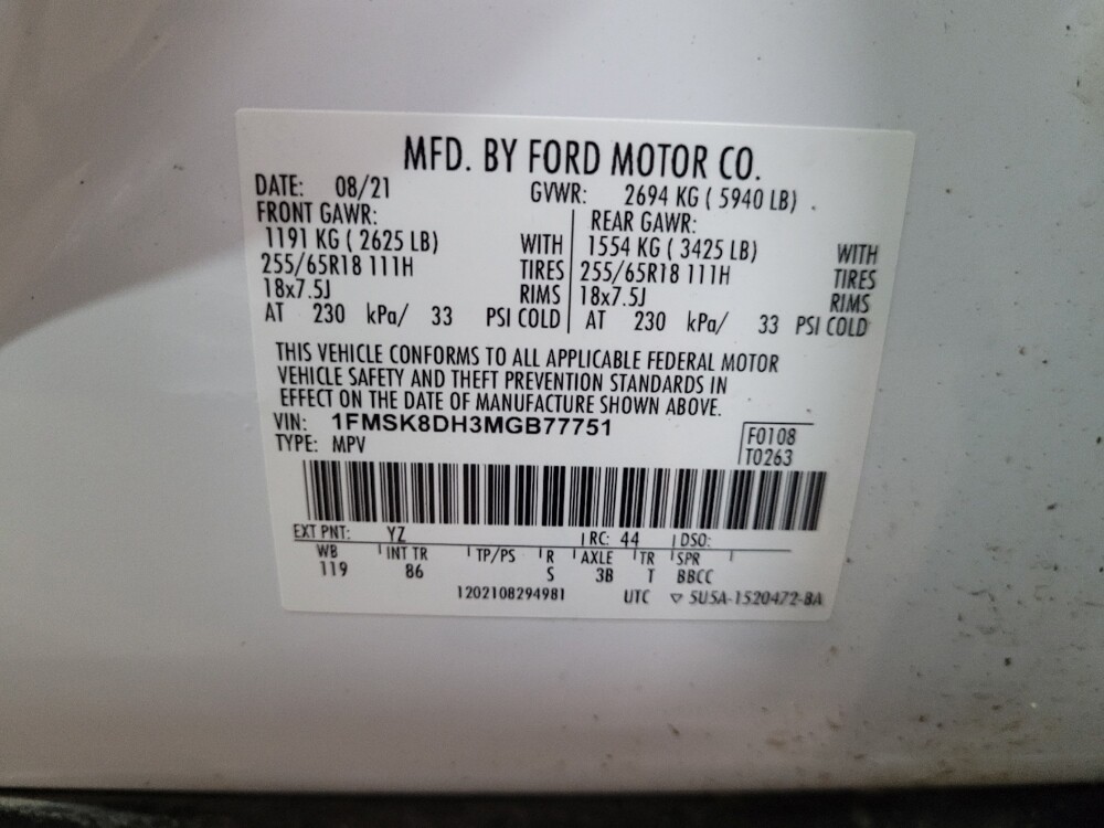 2021 Ford Explorer in Williamstown, NJ 8094 - 18092034 33