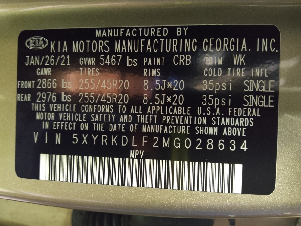 2021 Kia Sorento in Fort Myers, FL 33907 - 18092039 33