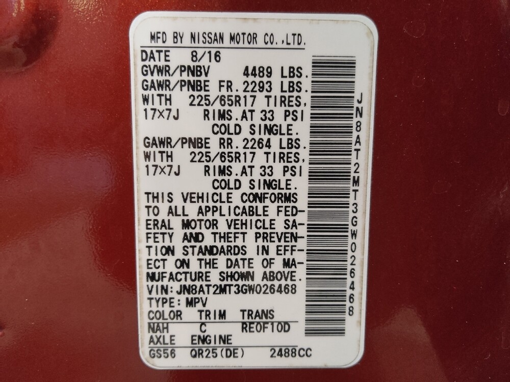 2016 Nissan Rogue in Miami, FL 33157 - 18092040 33