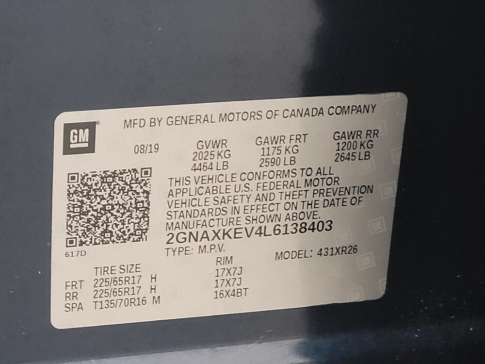 2020 Chevrolet Equinox in Memphis, TN 38115 - 18092043 33