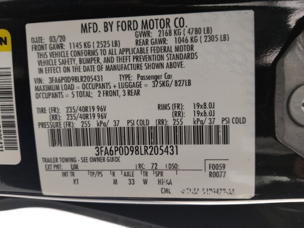 2020 Ford Fusion in Independence, MO 64055 - 18092056 33