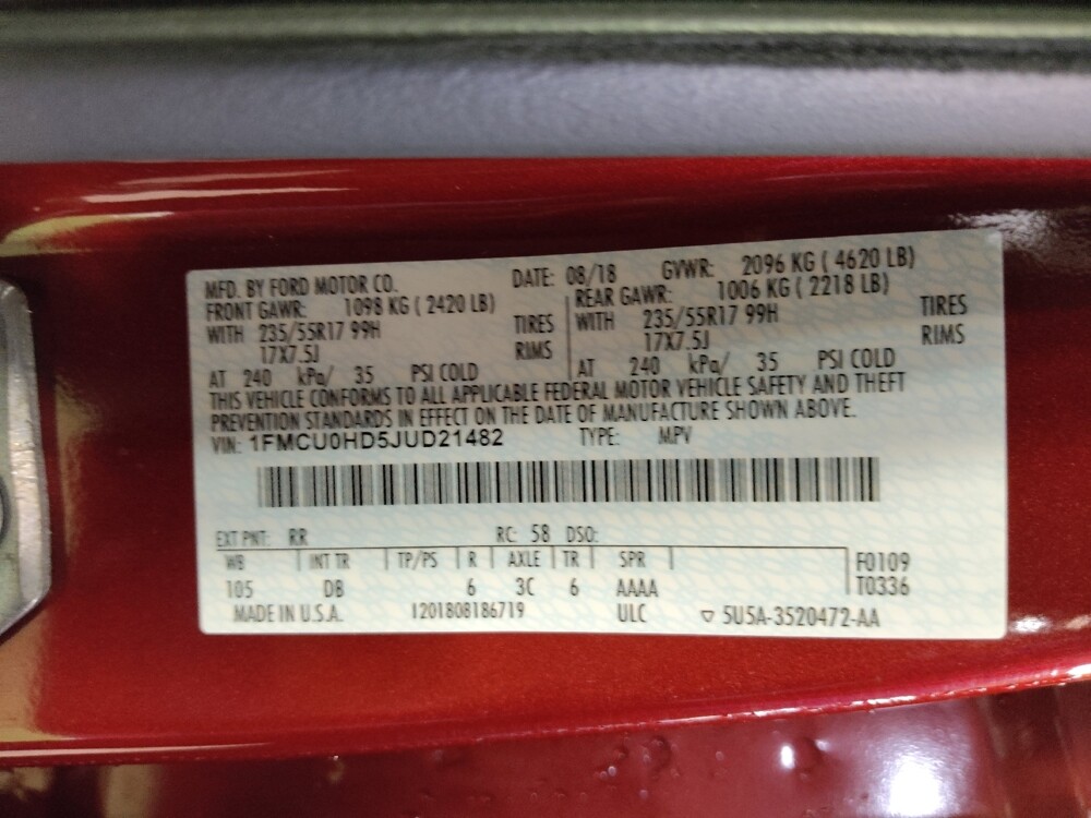 2018 Ford Escape in Fort Myers, FL 33907 - 18092057 33