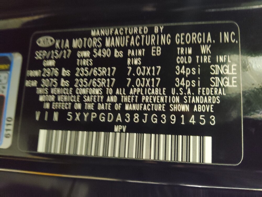 2018 Kia Sorento in Columbus, GA 31909 - 18092073 33