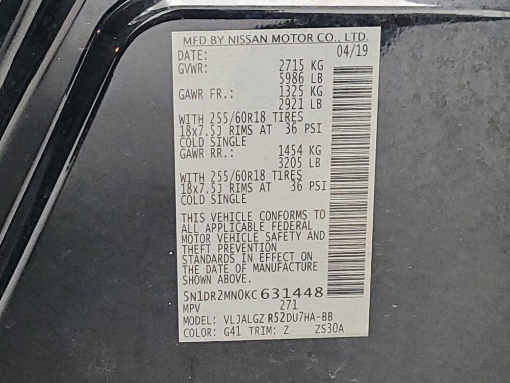 2019 Nissan Pathfinder in Madison, TN 37115 - 18092074 33