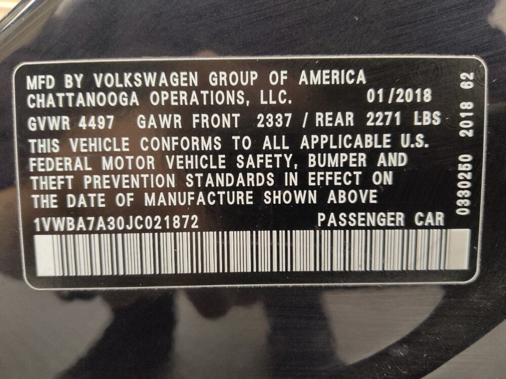 2018 Volkswagen Passat in Independence, MO 64055 - 18092088 33