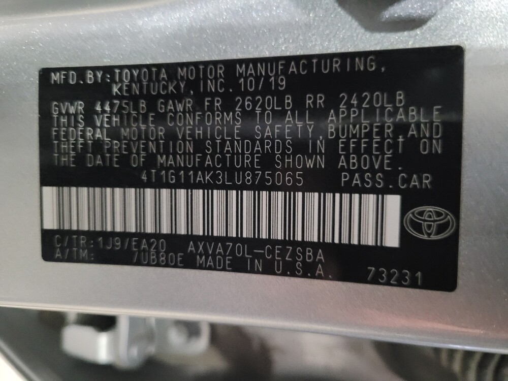 2020 Toyota Camry in Glen Burnie, MD 21061 - 18092106 33