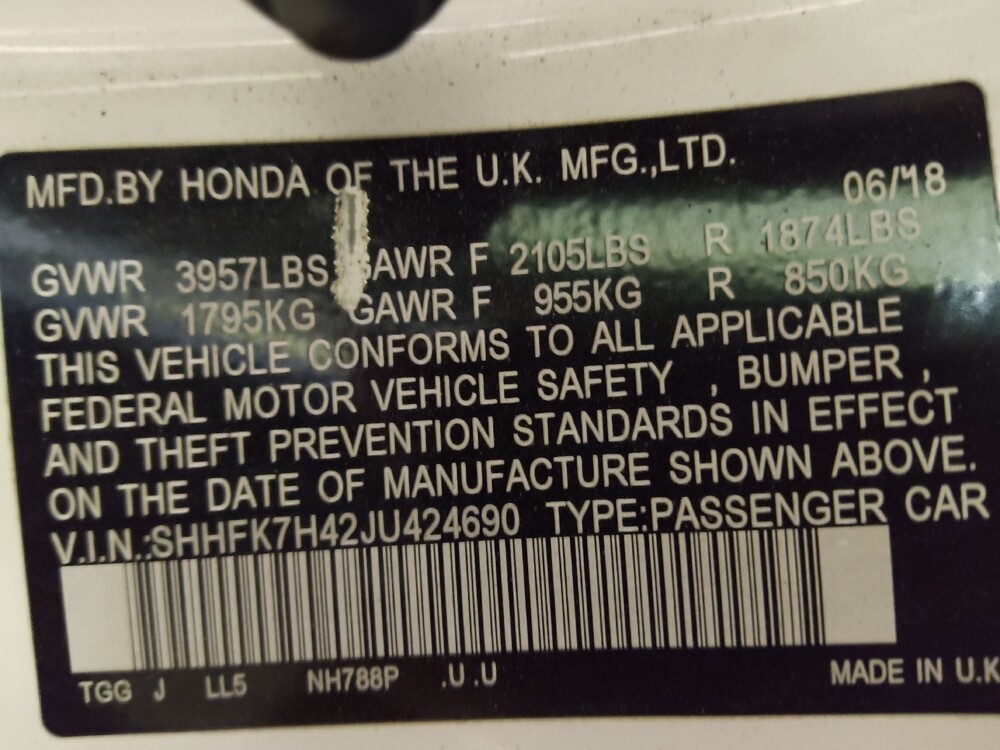 2018 Honda Civic in Columbia, SC 29210 - 18092111 33