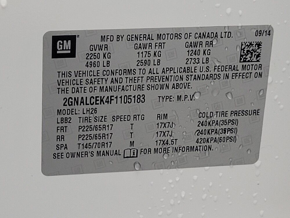 2015 Chevrolet Equinox in Madison, TN 37115 - 18092116 33