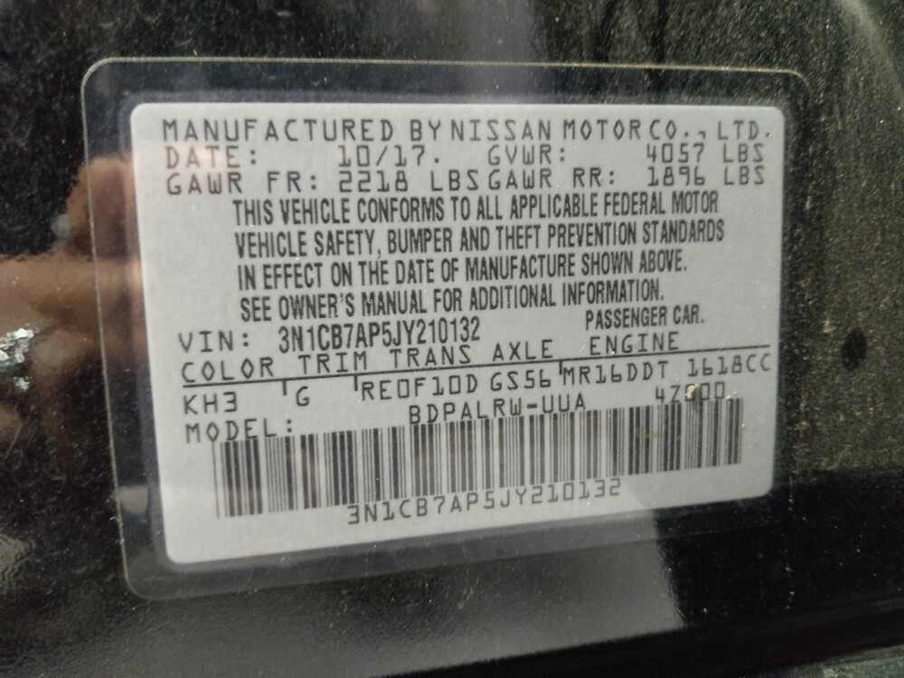 2018 Nissan Sentra in Charlotte, NC 28213 - 18092125 33