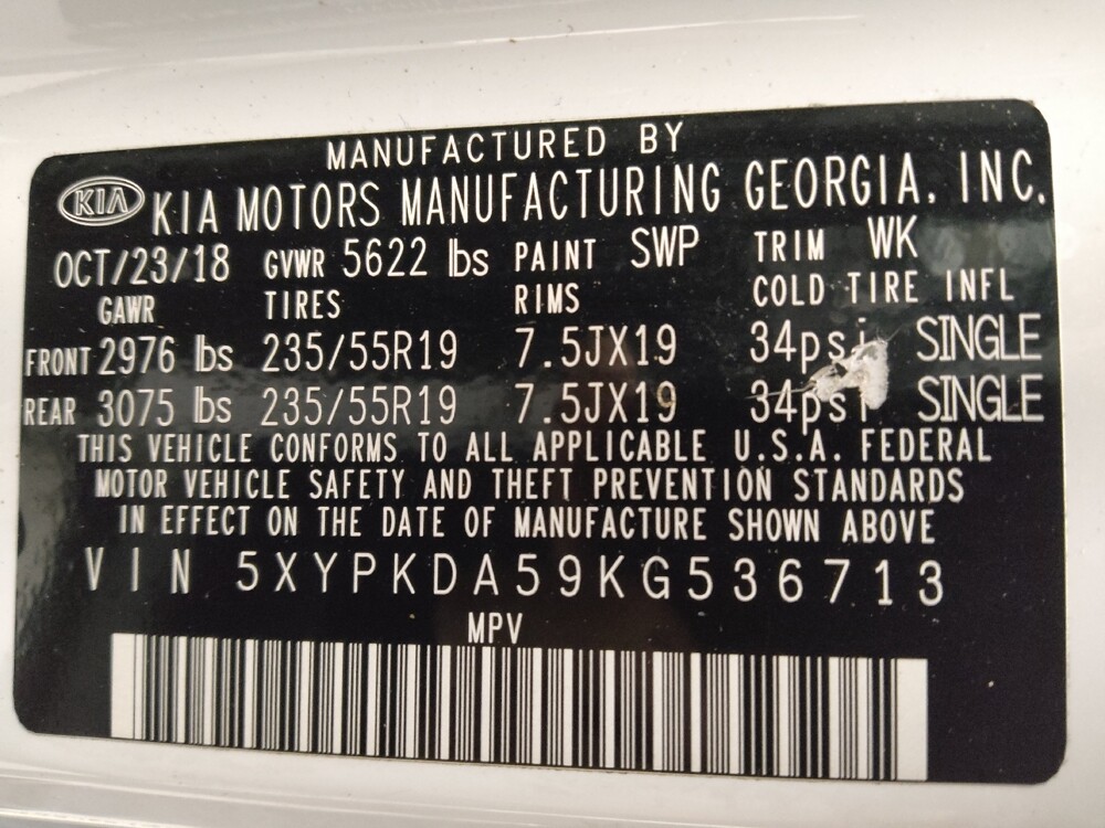 2019 Kia Sorento in Midlothian, IL 60445 - 18092128 33