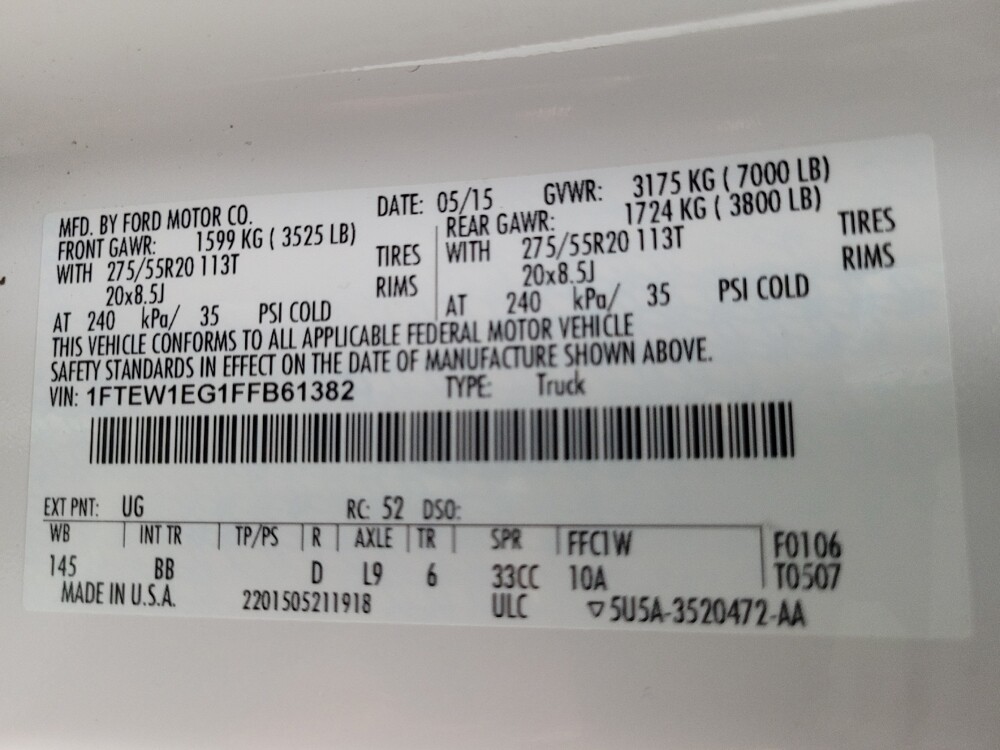 2015 Ford F150 in Midlothian, IL 60445 - 18092130 33