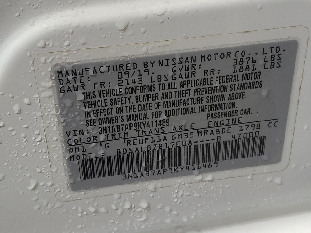 2019 Nissan Sentra in Columbia, SC 29210 - 18092132 33