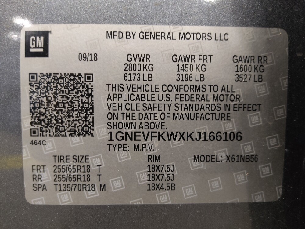 2019 Chevrolet Traverse in Fort Myers, FL 33907 - 18092149 33