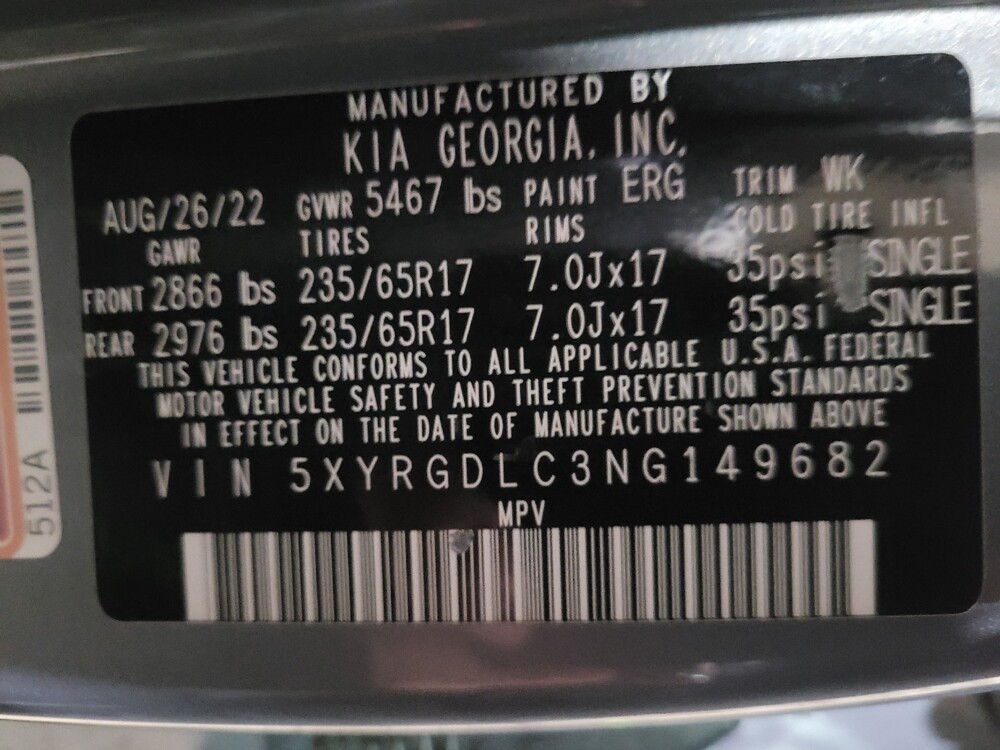 2022 Kia Sorento in Williamstown, NJ 8094 - 18092181 33