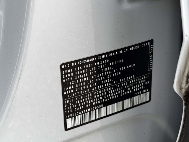 2019 Volkswagen Tiguan in Winchester, VA 22602 - 18092195 30