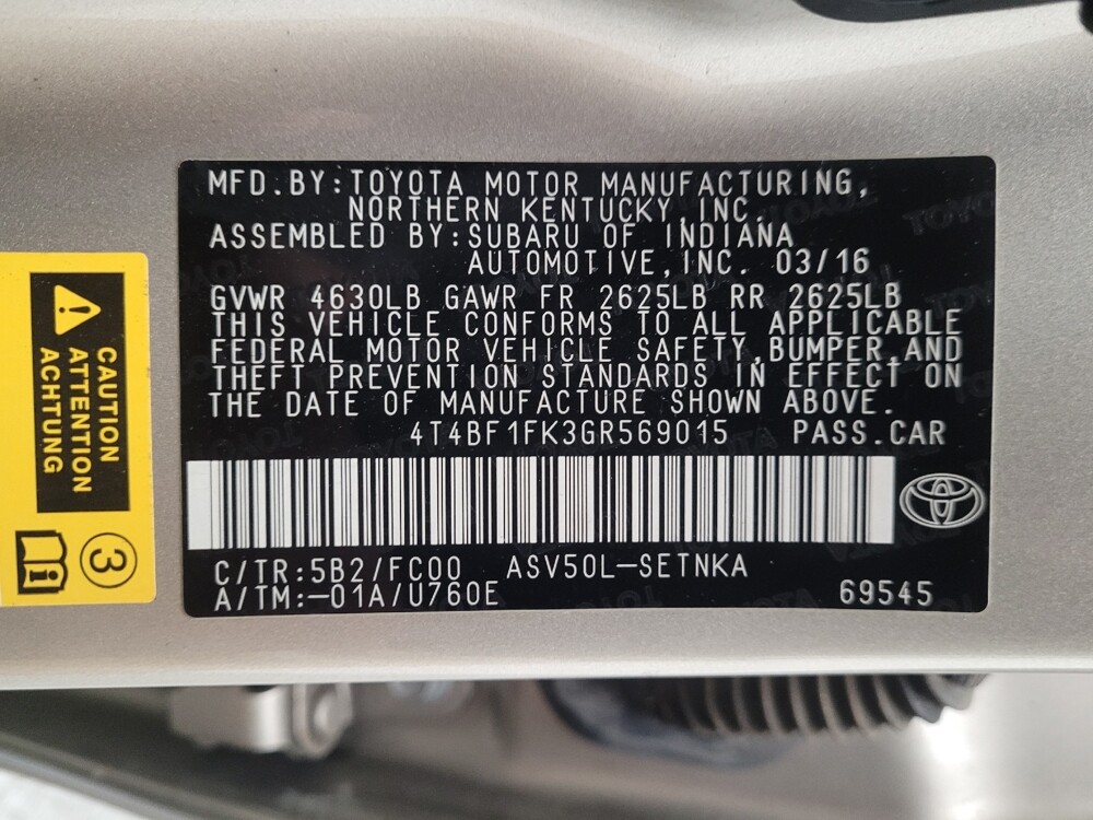 2016 Toyota Camry in Fresno, CA 93726 - 18092340 33