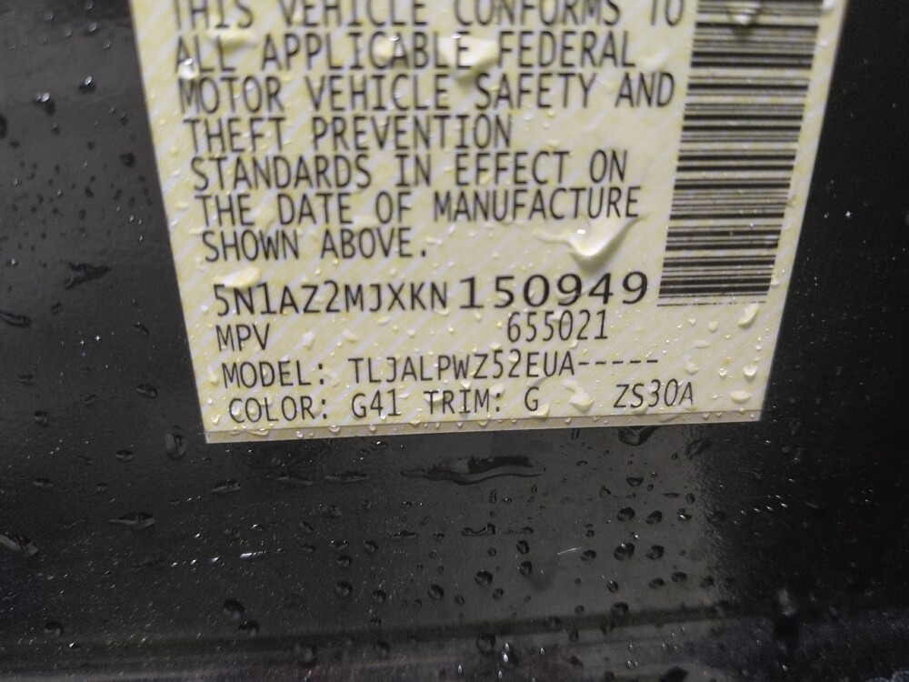 2019 Nissan Murano in Macon, GA 31210 - 18092346 33