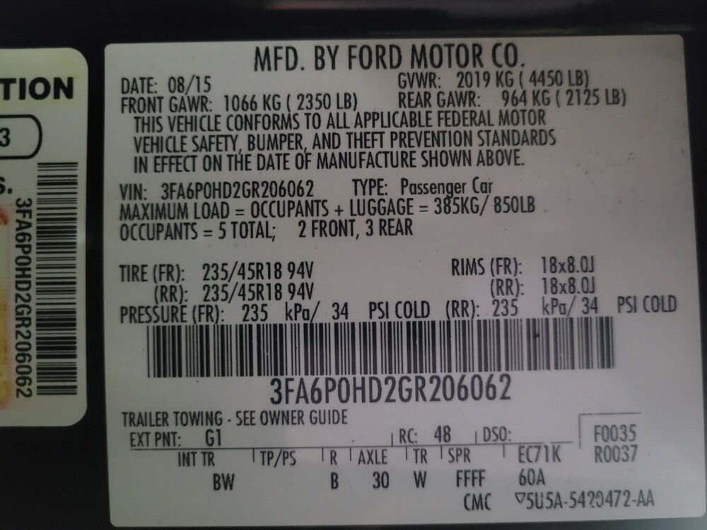 2016 Ford Fusion in Jackson, MS 39211 - 18092353 33